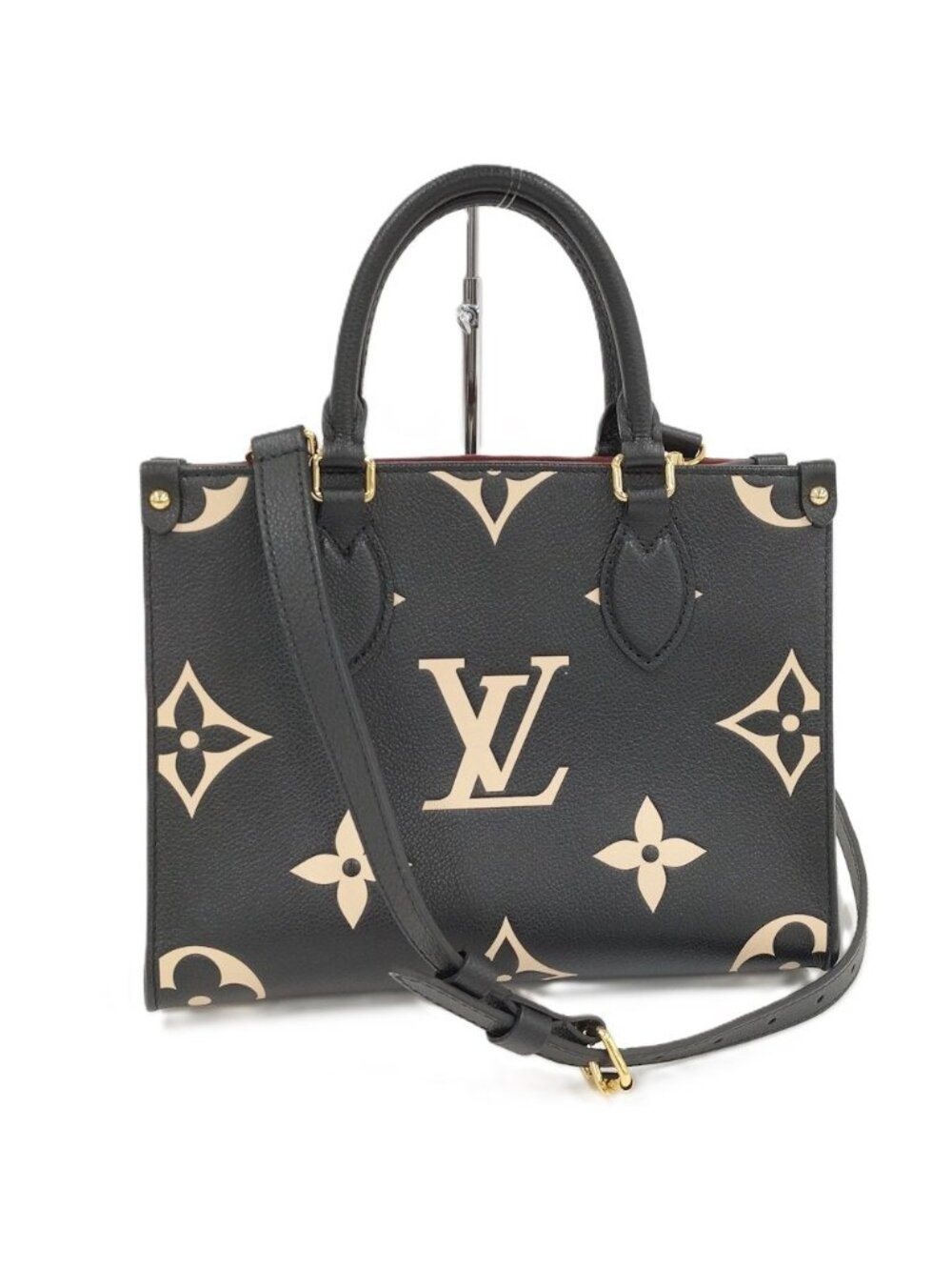 Louis Vuitton 2-Way Shoulder Bag On The Go Monogram Empreinte Bicolor